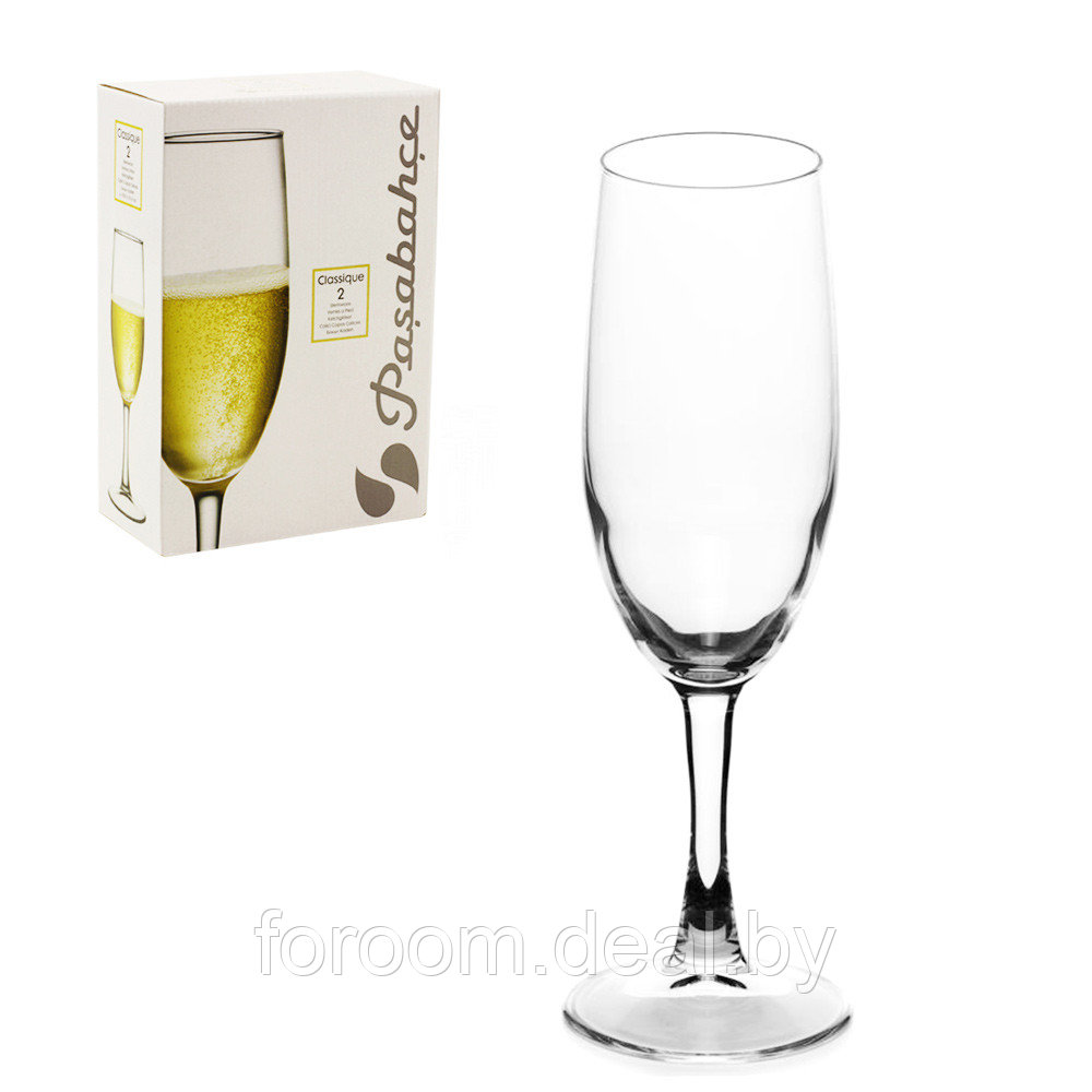 Комплект бокалов для шампанского 250 мл (2 шт.) Pasabahce Classique 440335 1089078 - фото 1 - id-p134275299