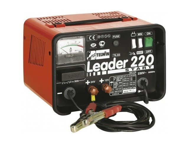 Пуско-зарядное устройство TELWIN LEADER 220 START (12В/24В) (807539) - фото 1 - id-p134298587