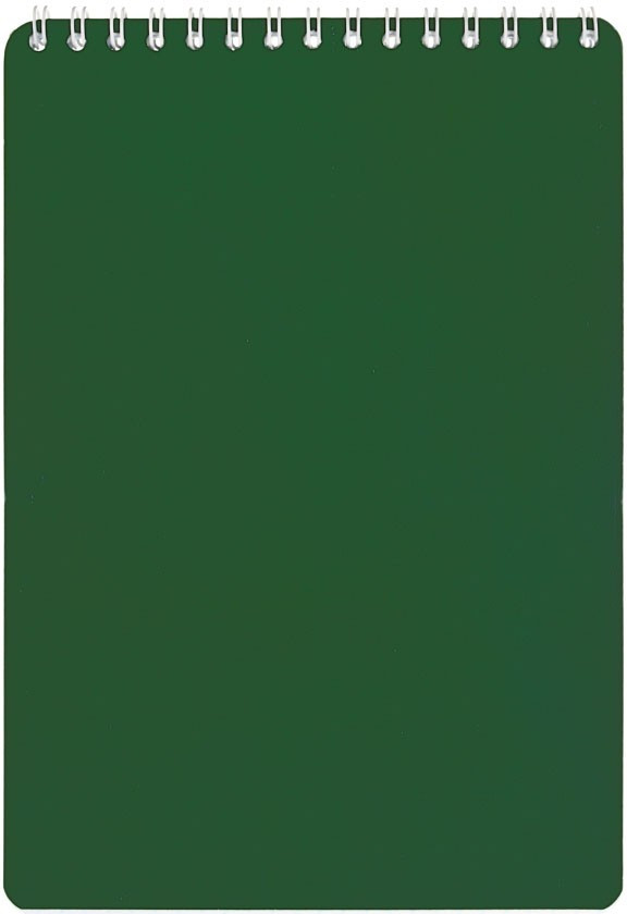 Блокнот на гребне «Апплика» 135*195 мм, 50 л., клетка, зеленый - фото 3 - id-p134299499