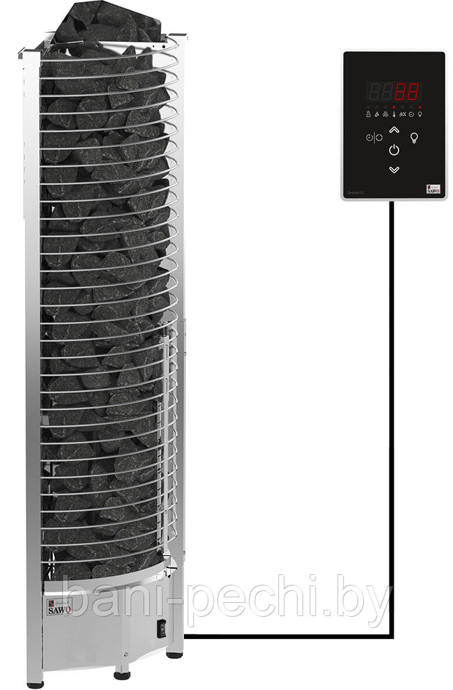 Печь для бани SAWO Tower TH3-60Ni2-CNR - фото 2 - id-p134309482