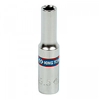 KING TONY Головка торцевая глубокая шестигранная 1/4", 5,5 мм KING TONY 223555M