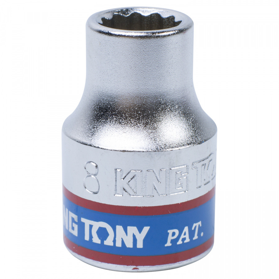 KING TONY Головка торцевая стандартная двенадцатигранная 3/8", 8 мм KING TONY 333008M