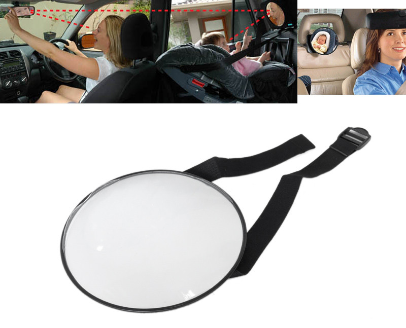Зеркало для наблюдения за ребенком в автомобиле SiPL круглое - фото 1 - id-p134312203