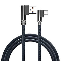 Кабель нейлоновый для зарядки USB -Type C 90 градусов SIPL