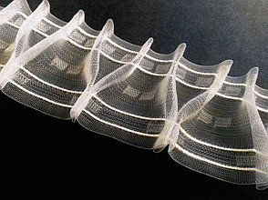 Лента для штор Y - образная 7,5 см. (сборка 1:2)