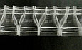 Лента для штор Y - образная 7,5 см. (сборка 1:2), фото 2