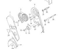 Комплект ГРМ + ТНВД , AUDI A6 C4 1994-1997 2.5TDI