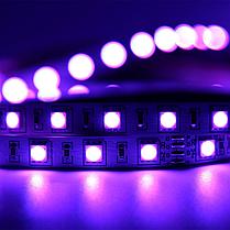 Водонепроницаемая светодиодная лента 5M RGB 3528 с блоком питания, фото 3