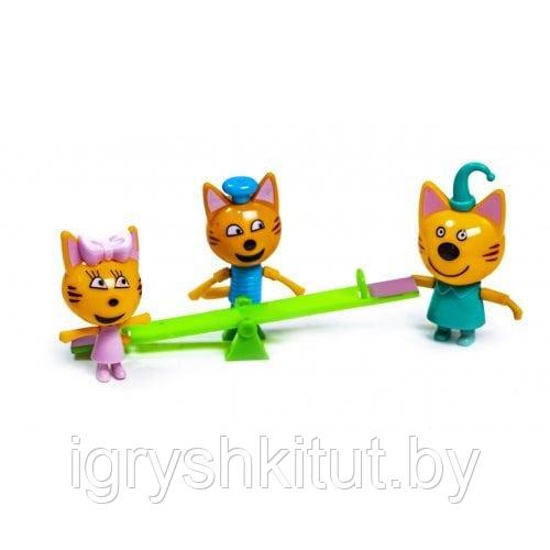 Набор героев "Три кота", 3 фигурки и качели, арт.BJ0269058/PS660 - фото 3 - id-p134320284