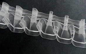 Узкая лента для штор  буфы 5 см. (сборка 1:2,5)