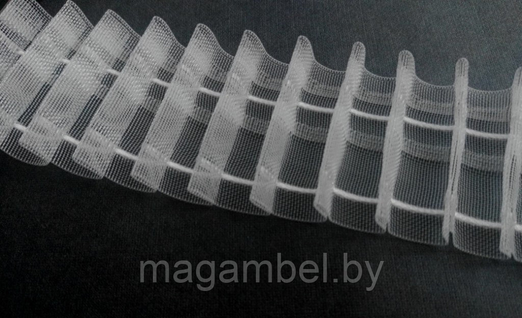 Прозрачная лента для штор 5 см. (сборка 1:2,5)