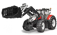 Игрушка Трактор Bruder Steyr CVT 6300 с погрузчиком Брудер 03181