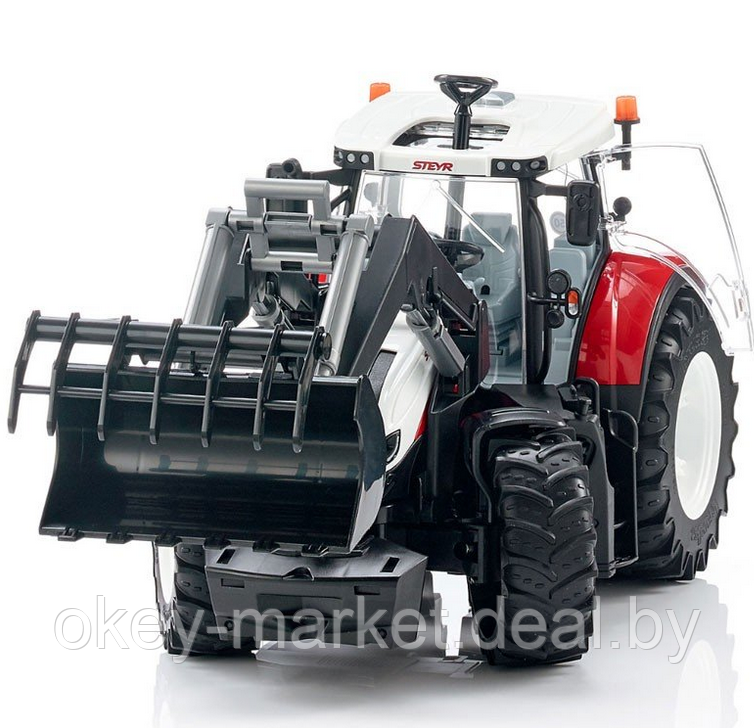 Игрушка Трактор Bruder Steyr CVT 6300 с погрузчиком Брудер 03181 - фото 3 - id-p134332287