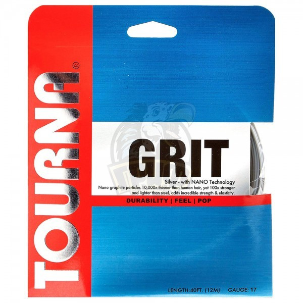 Струна теннисная Tourna Grit 1.25/12 м (серый) (арт. GRIT-17-S)