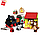 5210 Конструктор Qman Маша и Медведь "Железнодорожная станция", 60 деталей, Крупные детали, аналог Lego Duplo, фото 2