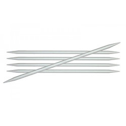 Knit Pro Спицы чулочные Basix Aluminium 3 мм/20 см, алюмин., 5шт