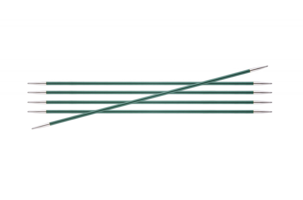 Knit Pro Спицы чулочные Zing 2.25 мм/15 см, алюминий, 5шт