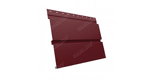 Квадро брус 0,5 Quarzit lite RAL 3005 красное вино, фото 2