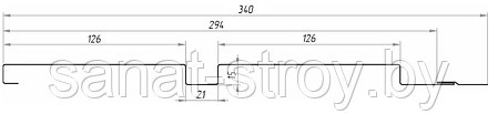 Квадро брус 0,45 Print Premium  Rowan Antique Wood, фото 2