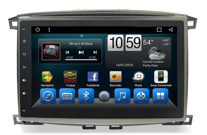 Штатная автомагнитола CarMedia KR-1099-T8 Lexus LX II 470 2003-2007 на Android 9 - фото 1 - id-p95763886