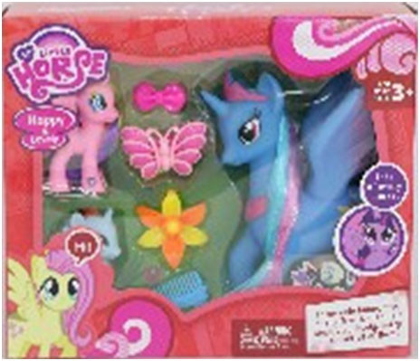 Набор пони My Little Pony 3 шт с аксессуарами на батарейках 3904A8 - фото 4 - id-p134422300