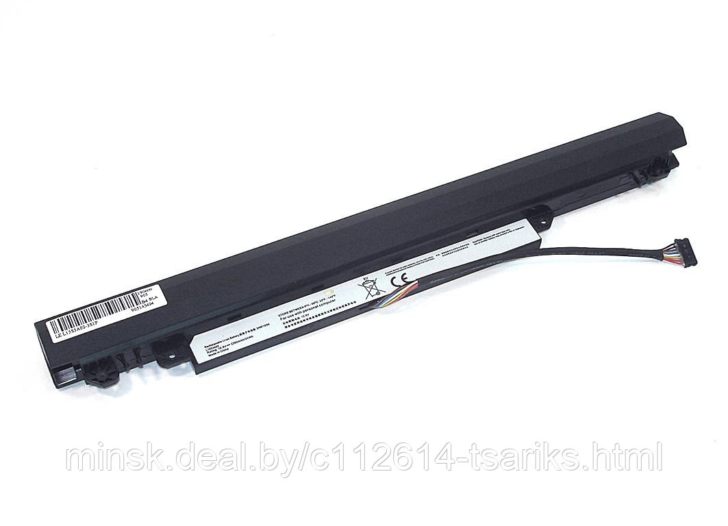 Аккумулятор для Lenovo IdeaPad 110-15ACL, 110-15AST, 110-15IBR, 110-14IBR, (L15L3A02), 24Wh, 2200mAh, 10.8V - фото 3 - id-p101235727