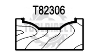 Нож твердосплавный профильный для фасадов (T82306) для 1473231212 Rotis (1 шт.)