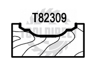 Нож твердосплавный профильный для фасадов (T82309) для 1473231212 Rotis (1 шт.)