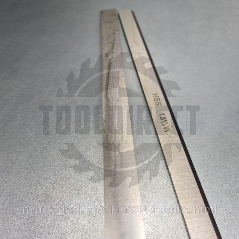 Нож строгальный фуговальный 319х18х3 (сталь HSS 18% W качество) Rotis (1 шт.) - фото 3 - id-p134465258
