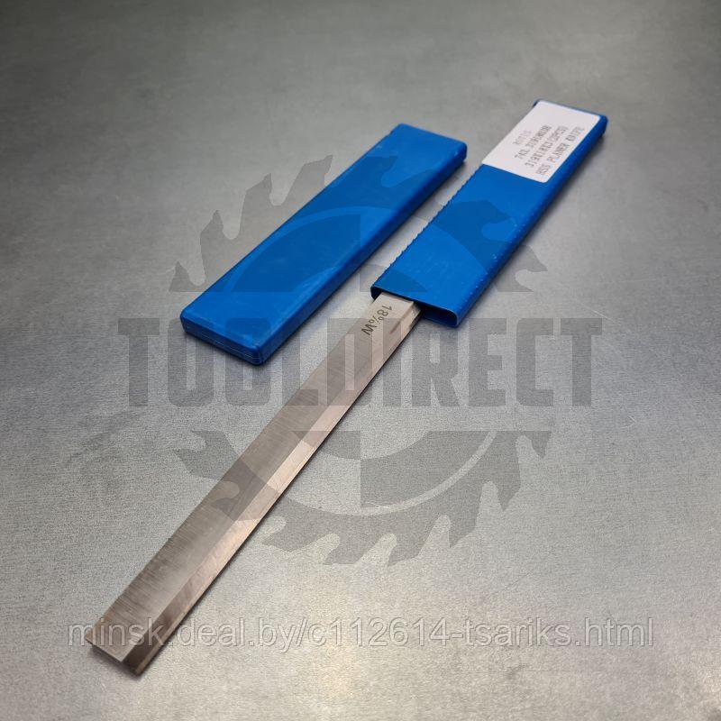 Нож строгальный фуговальный 319х18х3 (сталь HSS 18% W качество) Rotis (1 шт.) - фото 1 - id-p134465258