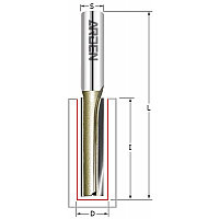 Фреза прямая пазовая для фрезера и ЧПУ D=8x20x55 S=8 Z2 HW ARDEN