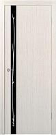Двери межкомнатные экошпон STARK ST 12 Lacobel черный лак с рисунком