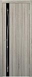 Двери межкомнатные экошпон STARK  ST 12 Lacobel черный лак с рисунком, фото 3