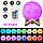 Ночник-светильник ЛУНА (MOON) 16 цветов с пультом управления диаметр 18 см, фото 2