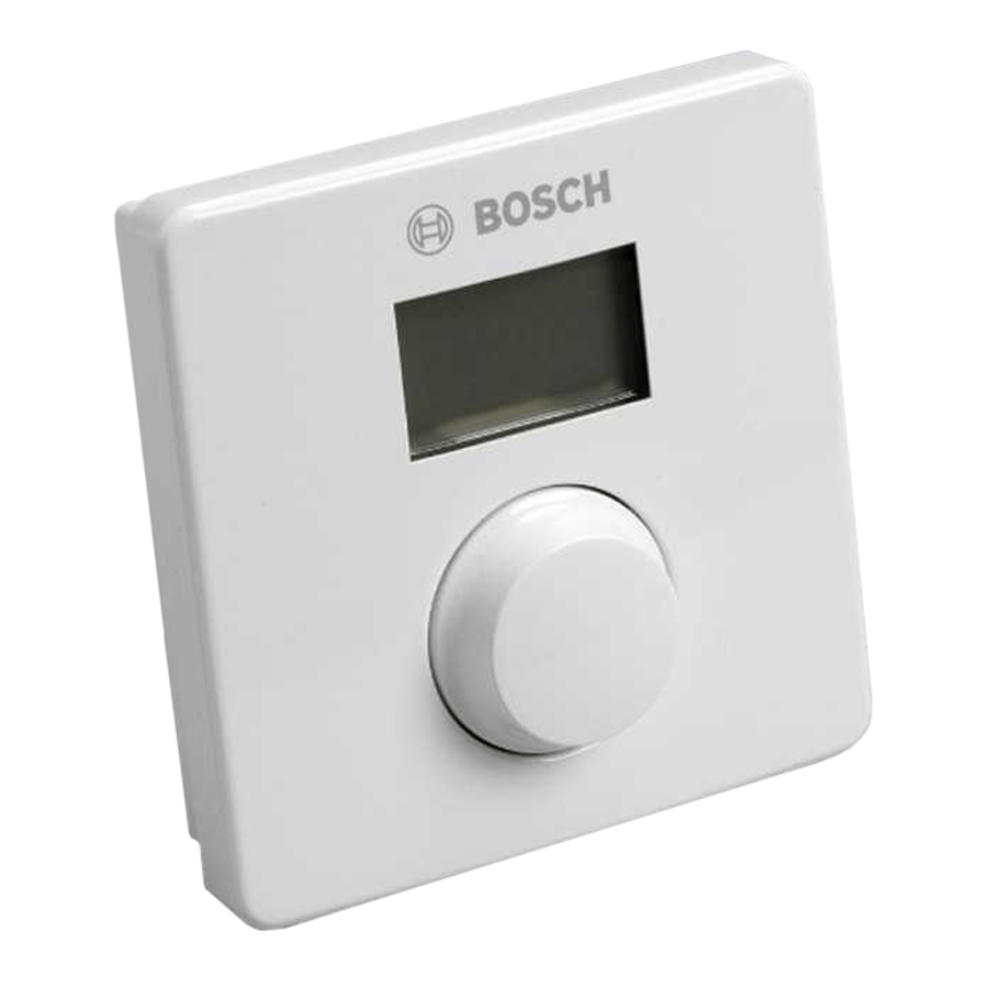 Комнатный регулятор Bosch CR10 - фото 2 - id-p134536143