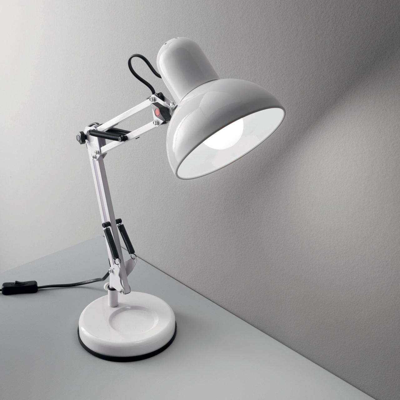 Настольная лампа Ideal Lux 108117 Kelly TL1 Bianco - фото 1 - id-p134540902