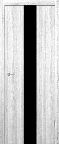 Двери межкомнатные экошпон STARK ST 13 Lacobel черный лак - фото 4 - id-p120445486