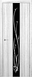 Двери межкомнатные экошпон STARK  ST 13 Lacobel черный с рисунком, фото 3