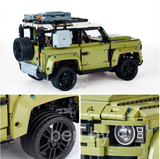 T19080 Конструктор Land Rover Defender серия Technic, 2573 деталей, Аналог LEGO 42110 - фото 3 - id-p134582930