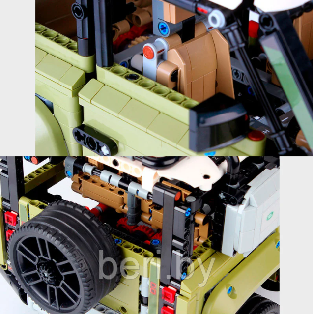 T19080 Конструктор Land Rover Defender серия Technic, 2573 деталей, Аналог LEGO 42110 - фото 4 - id-p134582930