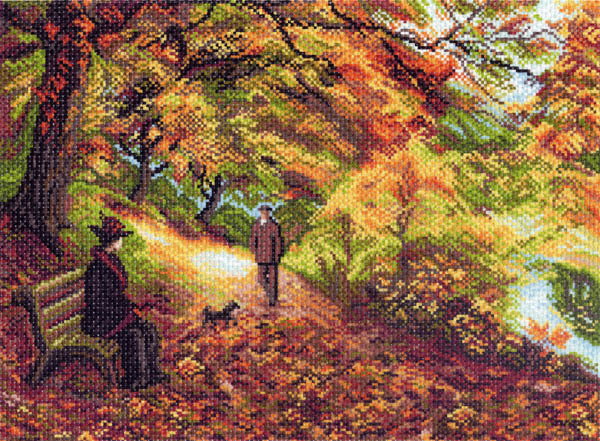 1411 Канва с нанесенным рисунком "Встреча", фото 2