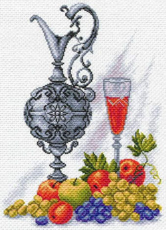 1610 Канва с нанесенным рисунком "Молодое вино", фото 2