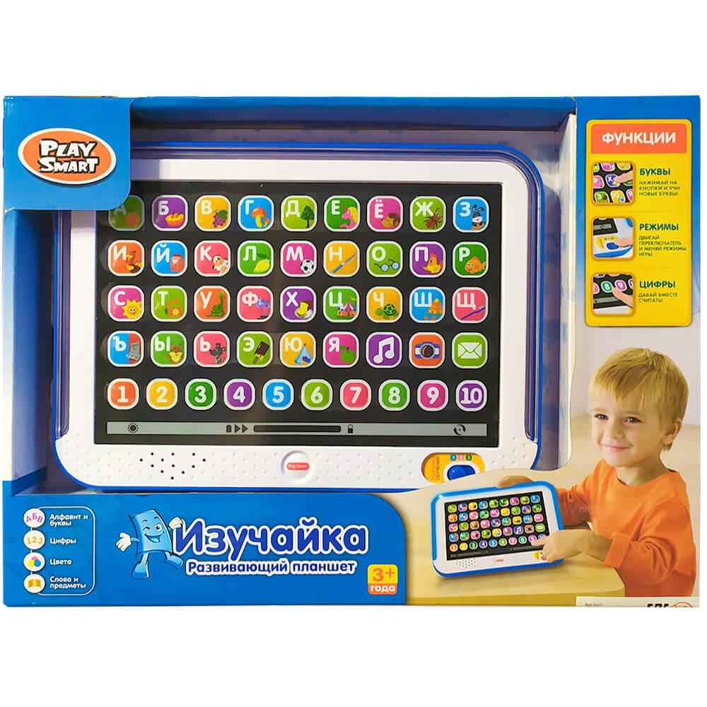 Детский развивающий планшет Изучайка 7508 А Play Smart с подсветкой на русском языке - фото 2 - id-p134600925