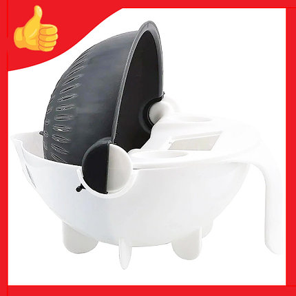 Овощерезка дуршлаг 9 в 1 Wet Basket Vegetable Cutter, фото 2