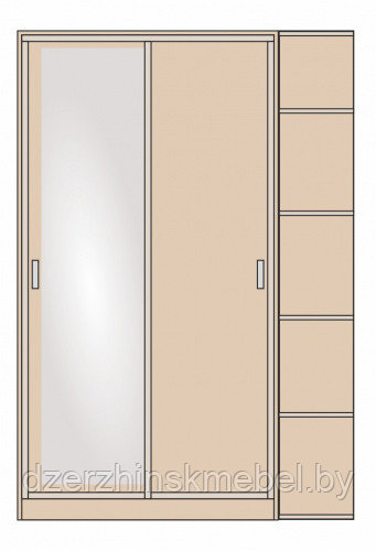 Шкаф 2-х дверный СШ-010.08(-01).Производитель Сапермебель. РБ - фото 1 - id-p134608064