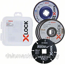 Набор кругов X-LOCK 125мм (5шт), BOSCH 2608619374 (оригинал)