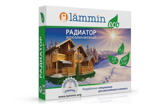 Алюминиевый радиатор Lammin ECO AL-500-80, фото 2