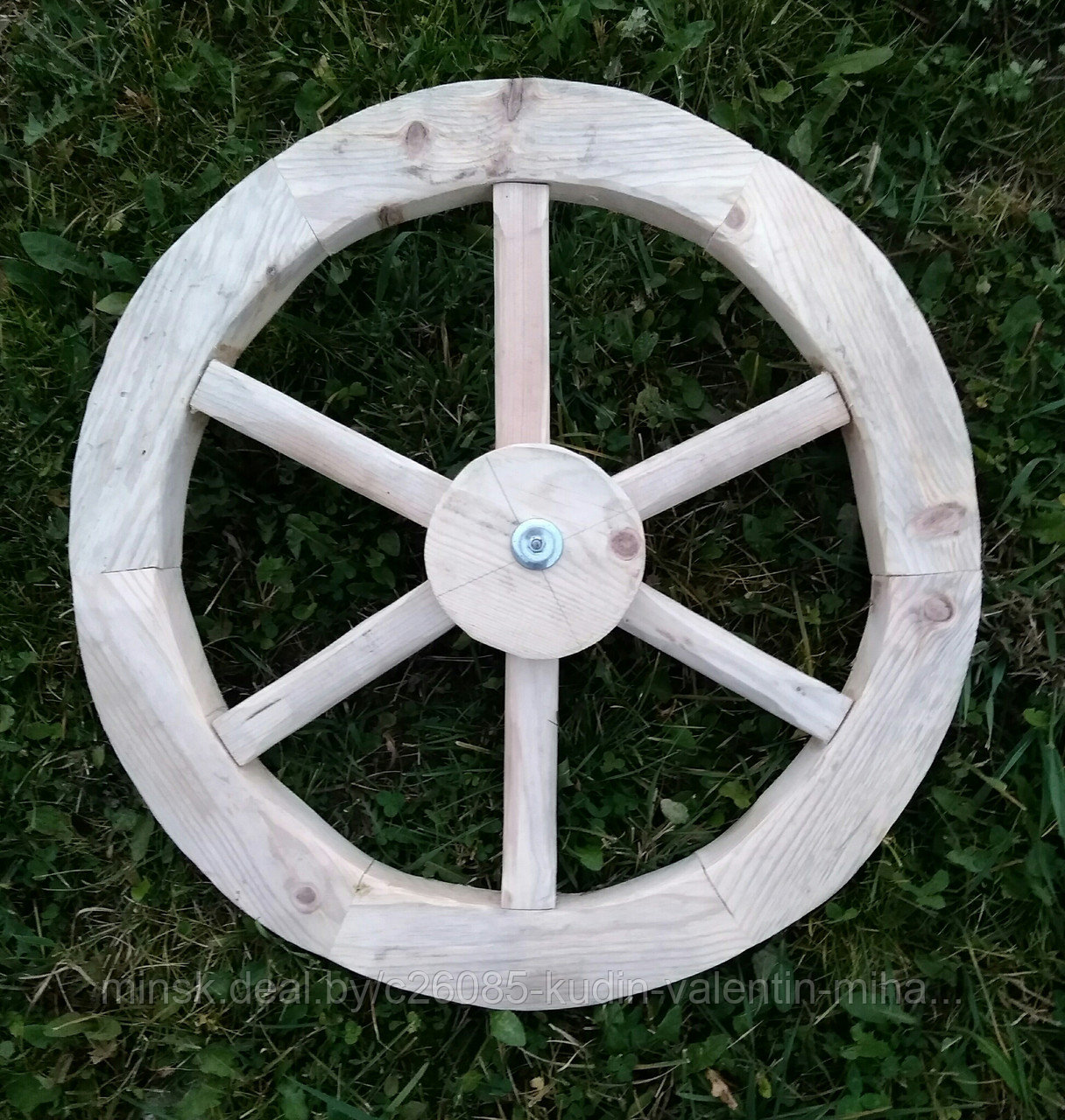 Колесо деревянное для телеги декоративное арт.15005 - фото 8 - id-p131759842