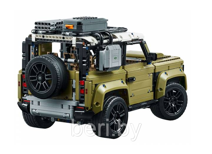 3389 Конструктор Tech Brick, «Внедорожник Land Rover Defender», (Аналог LEGO Technic 42110), 2931 деталь - фото 4 - id-p134605942