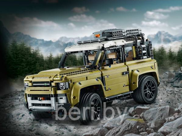 3389 Конструктор Tech Brick, «Внедорожник Land Rover Defender», (Аналог LEGO Technic 42110), 2931 деталь - фото 8 - id-p134605942